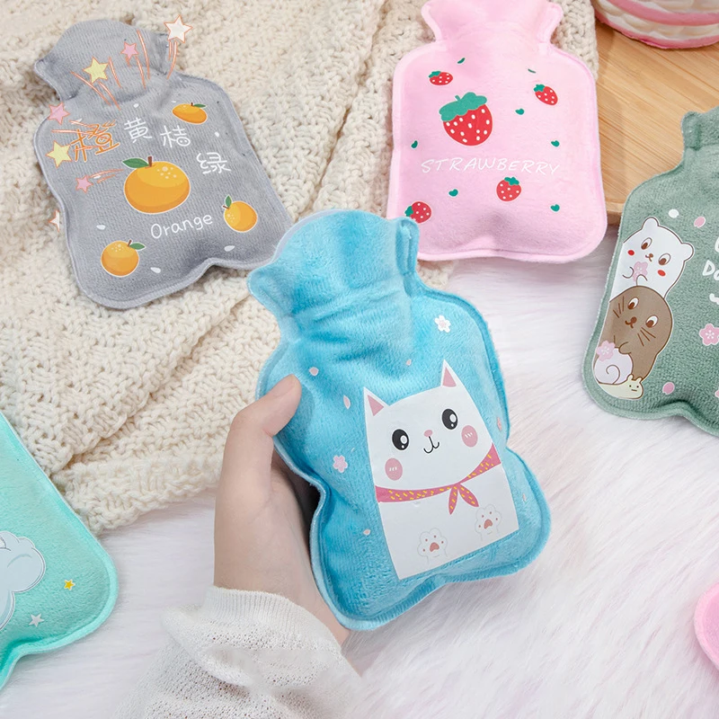 Xiaomi Hot Water Bottle Thickened Plus Velvet Hot Water Bottle Safe Leak-proof Hot Water Bottle Long-lasting Warmth Gift