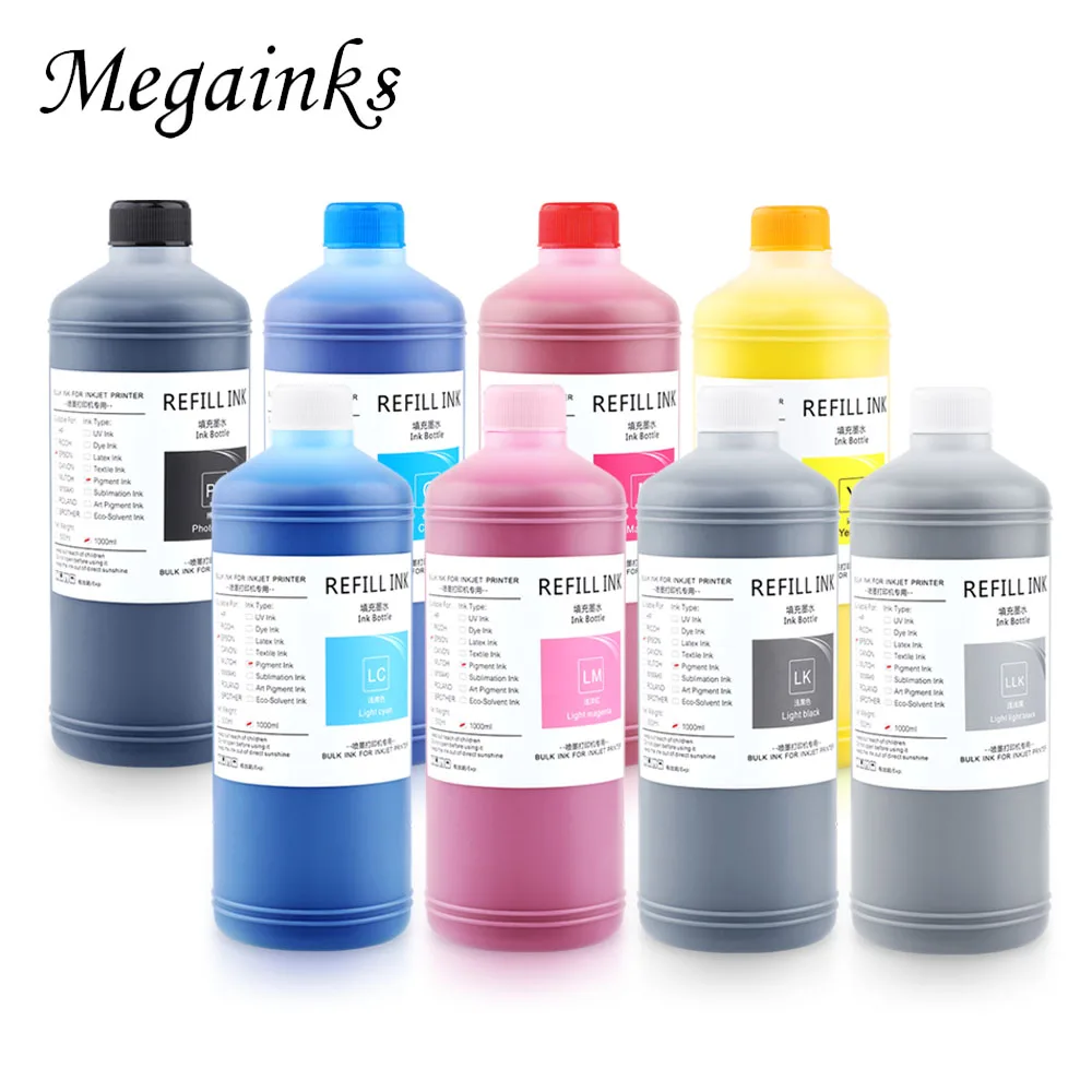 

8 color 1000ml K3 pigment ink for Epson Stylus Pro 4880 4880C 4000 7600 9600 7800 9800 printer pigment ink