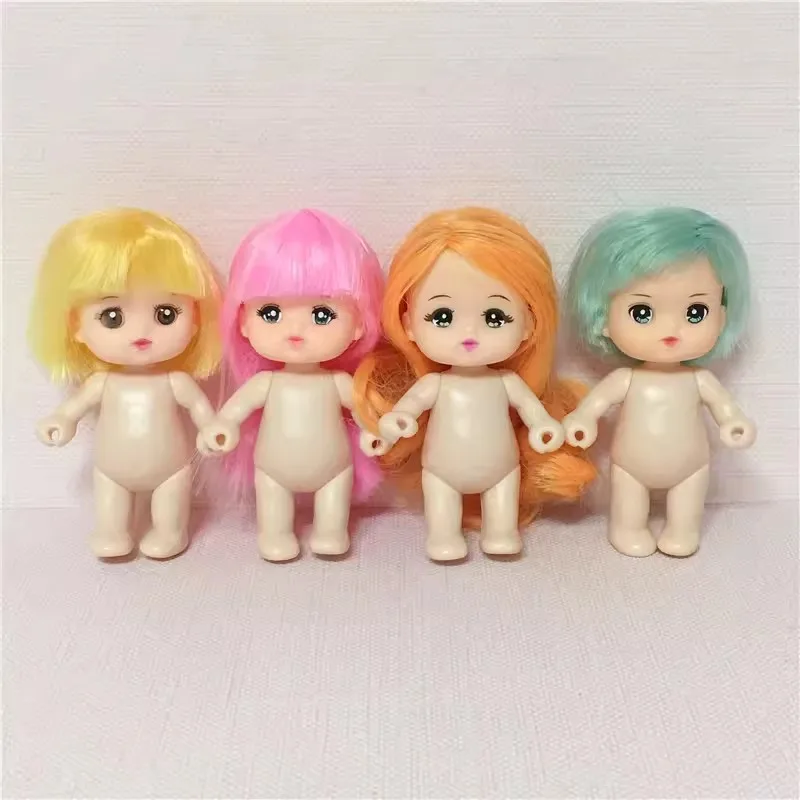 9.3 cm Mini mimilu  doll temperature sensitive color changing hair single head nuannuanmengwu