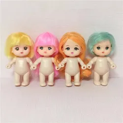 9.3 cm Mini mimilu doll temperature sensitive color changing hair single head nuannuanmengwu