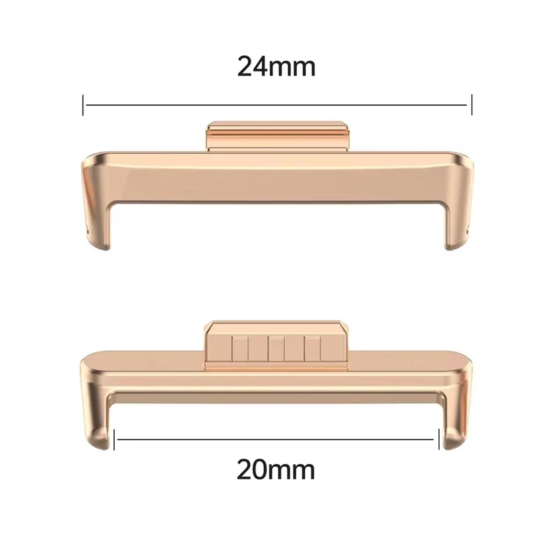 화웨이 워치 핏 4 프로 스트랩용 어댑터 2개, 메탈 스테인리스 스틸 20mm 밴드 폭 커넥터, 화웨이 핏 4 핏 3 액세서리용