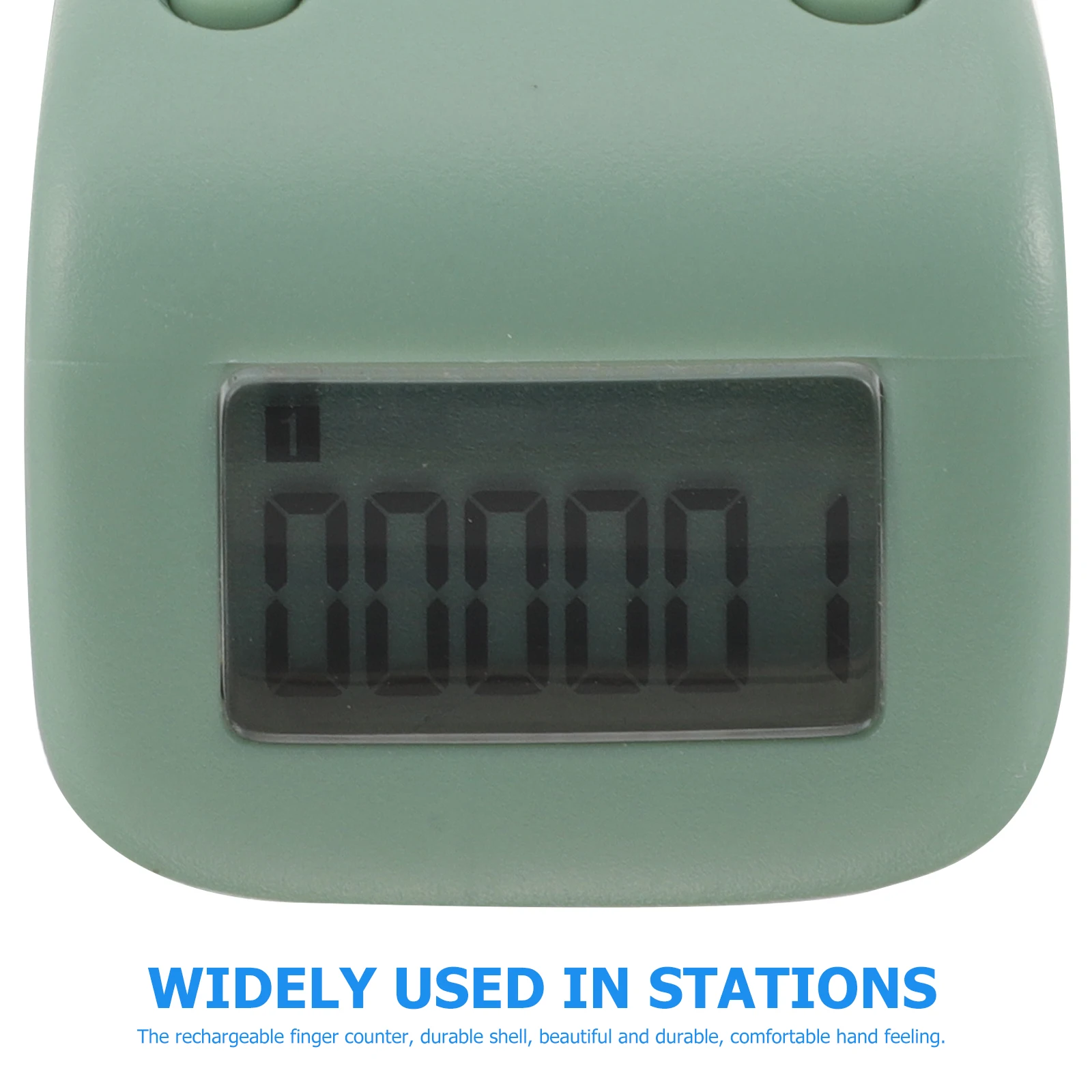 

Finger Counter Rechargeable Digital Tally Mini Electronic Handheld Night Light Green Six Channel Charging Memory Function Team