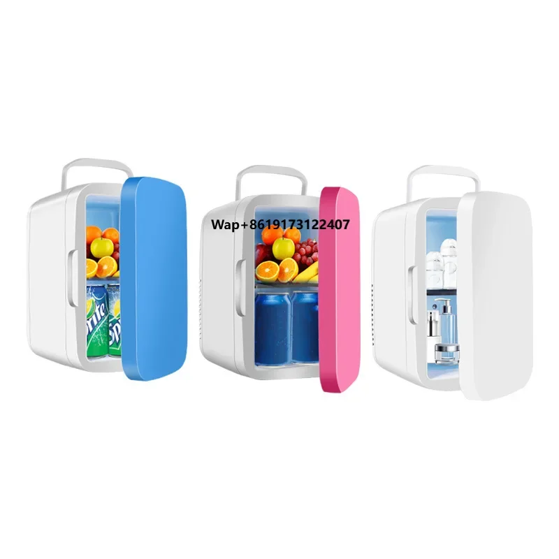 Car Electrical 8L Mini Cold & Warm Box Refrigerator with Auto-Defrost for Cosmetics Beauty Home & Dorm Use