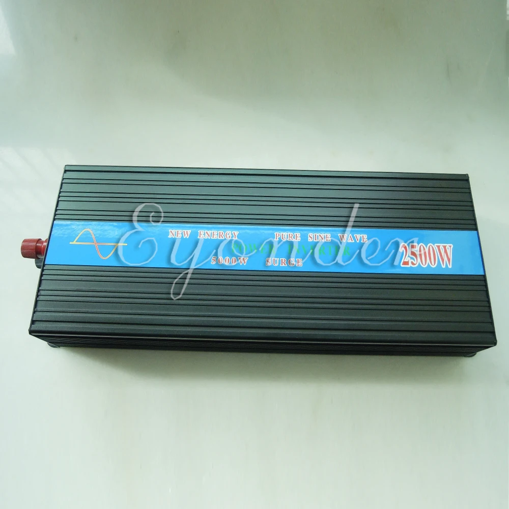 dc to ac 72v 60v 48v 36v 24v 13.8v 12v to 110v 120v 220v 230v 240v inverter 2500 watt pure sine wave 50hz 60hz power converter