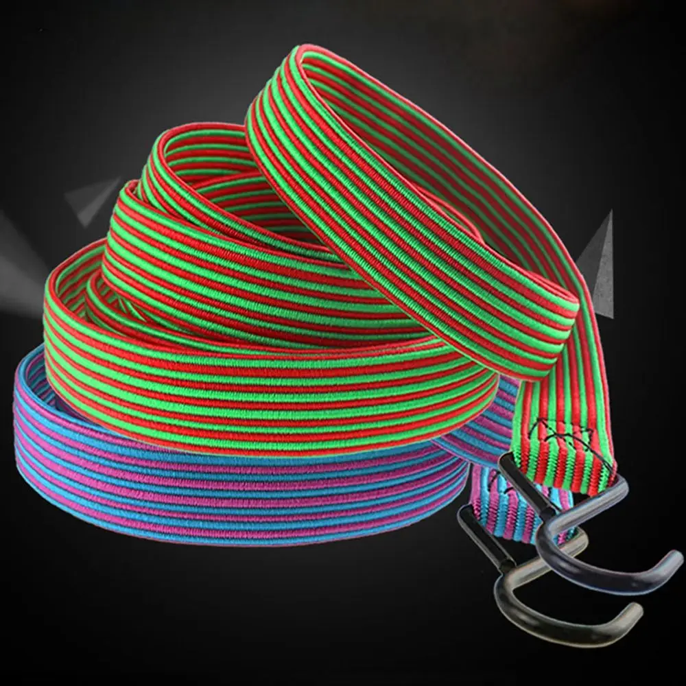 

1.5/2meters Rack Strap Luggage Roof Luggage Ropes Cord Elastic Rubber Fixed Band Hook Bikes Rope Tie