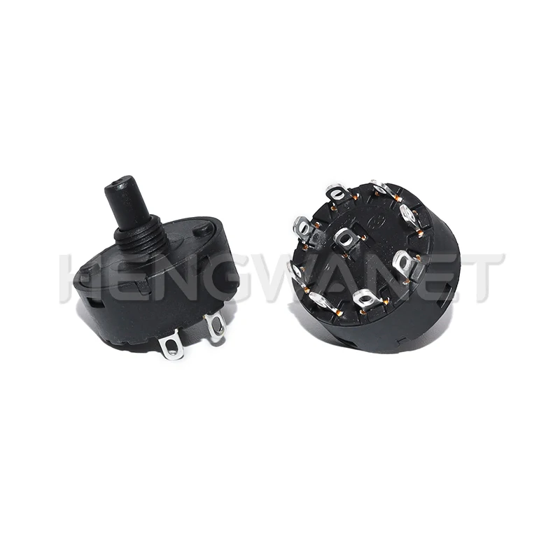 Knob Switch Heater Temperature Control Switch 6A 2/3/5/6/7/8 Position Rotary Switch 3/4/6/7/8/9Pin Electric Oven Power Switch