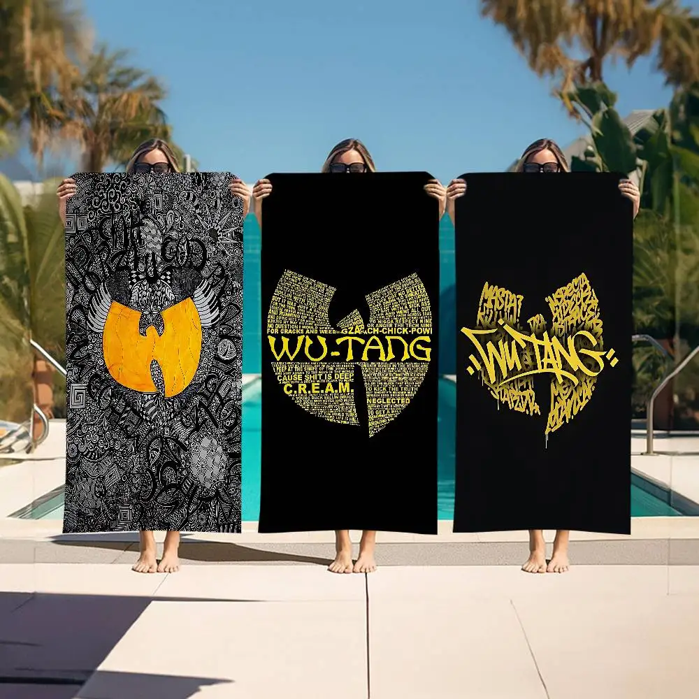 WU-TANG-CLAN HIP-HOP Big Microfiber Beach Towels Quick Dry Towel Sand Beach Towels Pool Towel for Travel Swim Pool Yoga