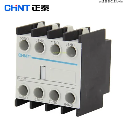 F4 CHINT AC Contactor Auxiliary Contact Blocks F4-02 F4-22 F4-11 F4-13 Cable Sleeves F4-20 2NC 2NO 1NO1NC 2NO2NC 4NO 4NC 1NO3NC
