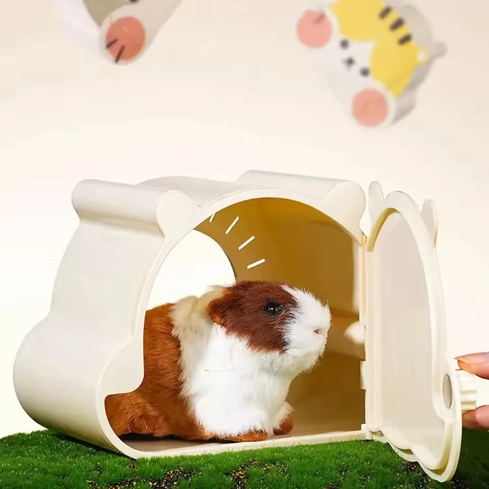 Visual Hamster Nest Flower Branch Mouse Evacuation House Four Seasons Universal Cartoon Magnetic Cage Observation House
