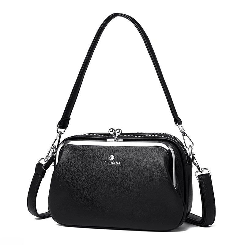 High-Quality Women's Fashion Bag 2025 New Korean Version Trendy Luxury Multi-Layer Single Shoulder Satchel Crossbody Bag
