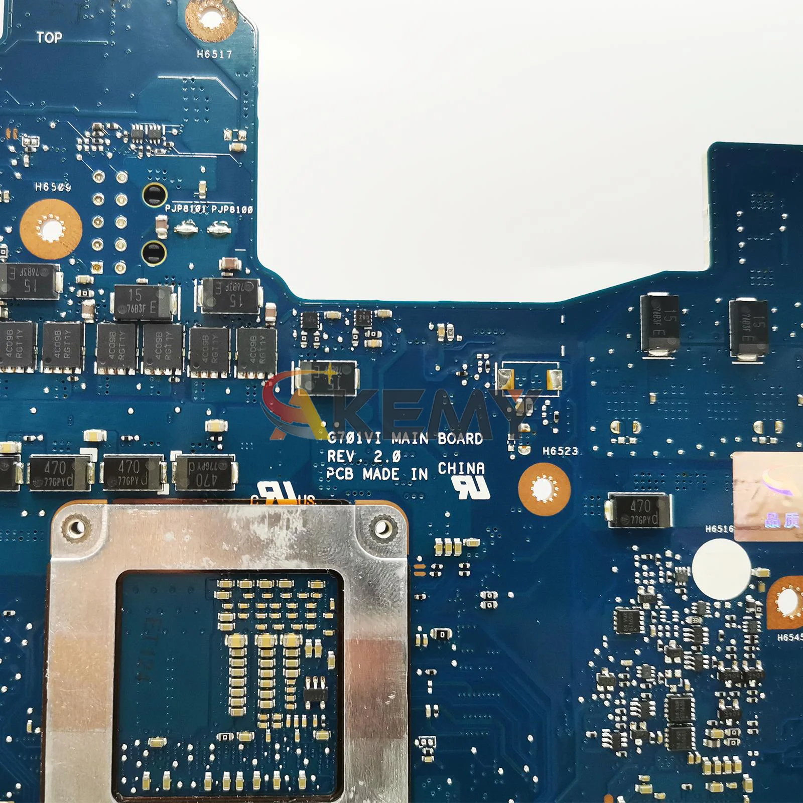 Placa base para ordenador portátil G701VI para ASUS ROG G701VI G701VIK G701V placa base para portátil con CPU I5 I7 100% pruebas OK envío rápido stk