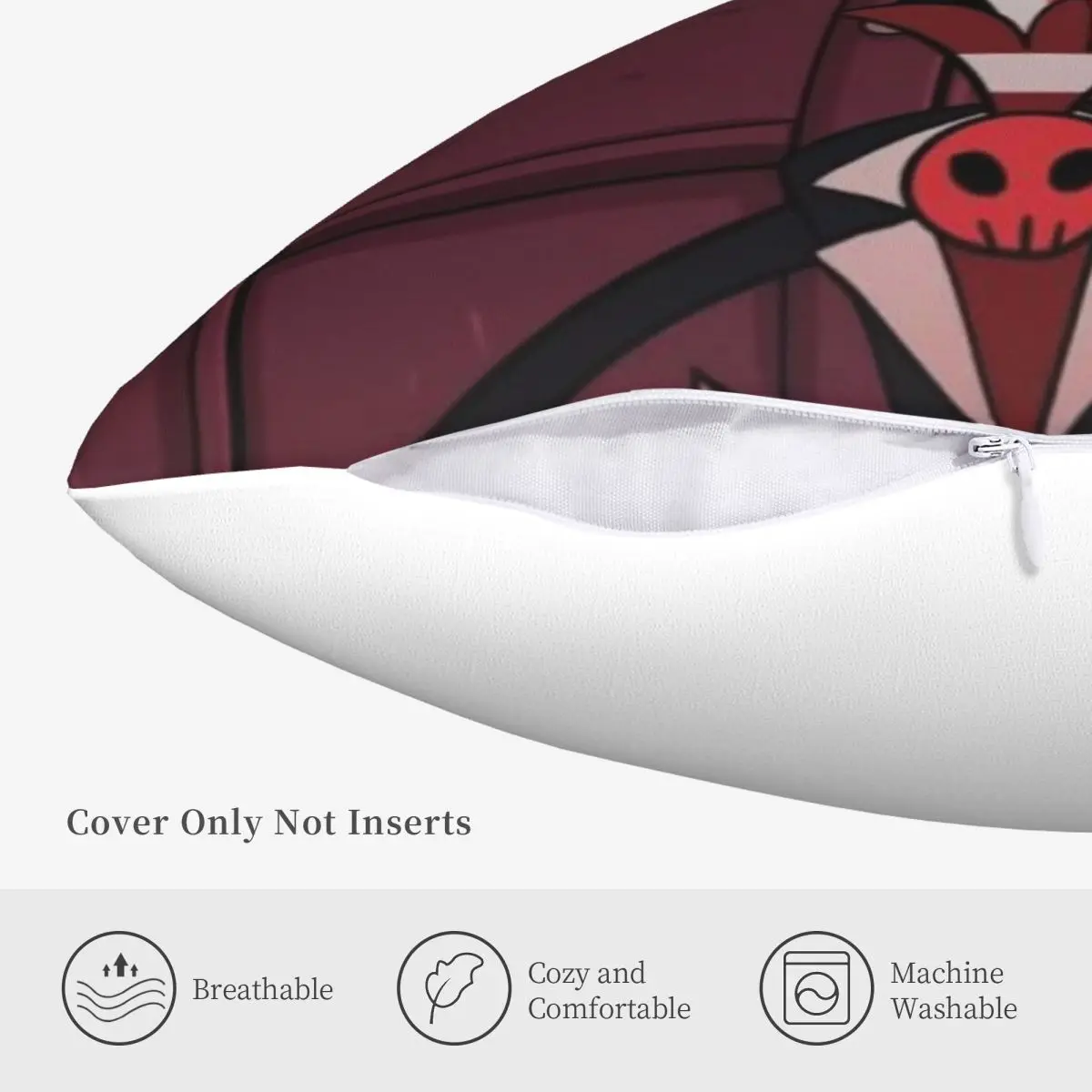 Helluva Boss أنيمي 001193 المخدة الوسائد غطاء كيس وسادة يغطي Dakimakura كيس وسادة غطاء وسادة