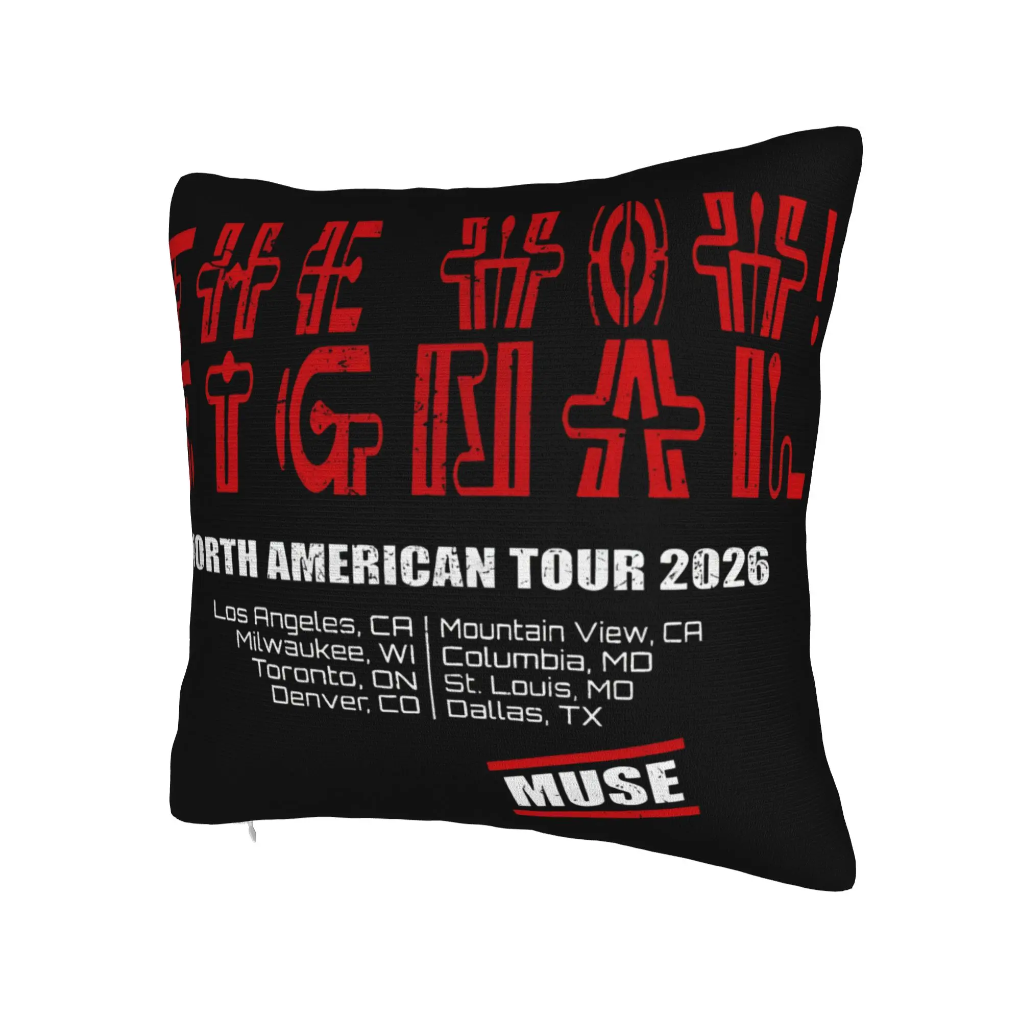 MUSE The Wow! Signal Europa Tour 2026 Pillowcase Merchandise Printing Cushion Cover Decor  Pillow Case Cover Home Multi-Size