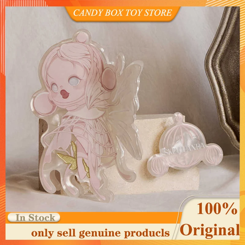 

New Genuine SKULLPANDA The Paradox Series Hair Gripper Fashion Periphery Kawaii SKULLPANDA Girls Birthday surprised Gifts