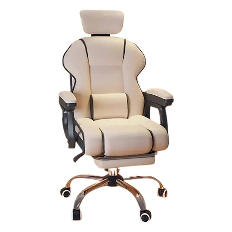 

Nordic Office Chair Minimalist Ergonomic Comfy Pillow Premium Aesthetic Gaming Mobile Footrest Furniture