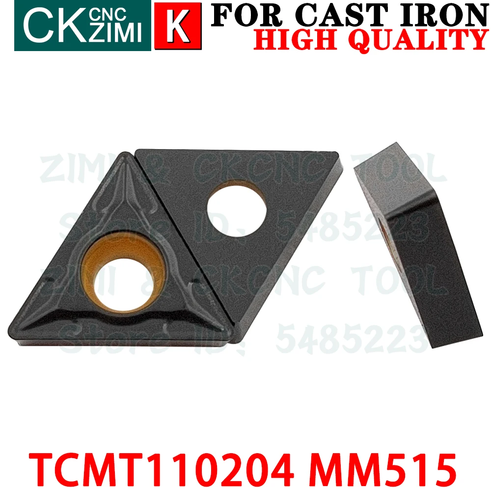 TCMT110204 UC5115 TCMT 110204 UC5115 TCMT 21.51 Chèn cacbua Đường hầm bên ngoài Công cụ chèn Công cụ cắt tiện kim loại TNMG 1604 CNC đối với gang