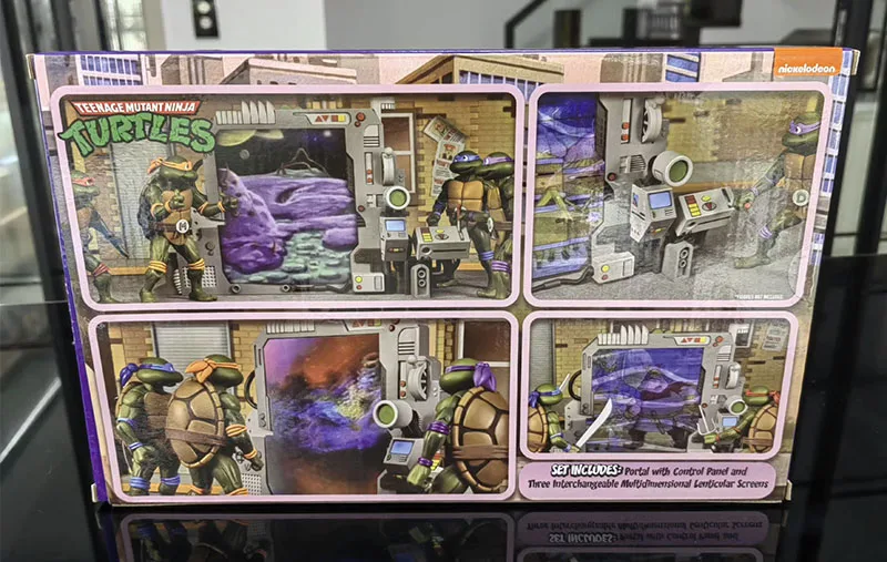 Teenage Mutant Ninja Turtle Figure NECA 54286 Action Figuras Donatello's Portable Portal Generator 7Inch Model Toy Gift Original