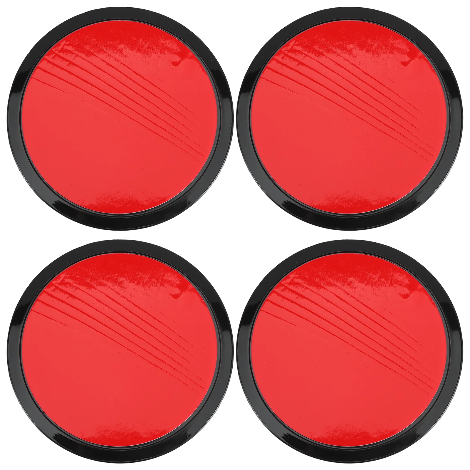 

4 шт., диаметр 8 см, прочный клейкий автомобильный навигационный кронштейн, армирующая накладка, устойчивая к высоким температурам, гладкая поверхность, приборная панель