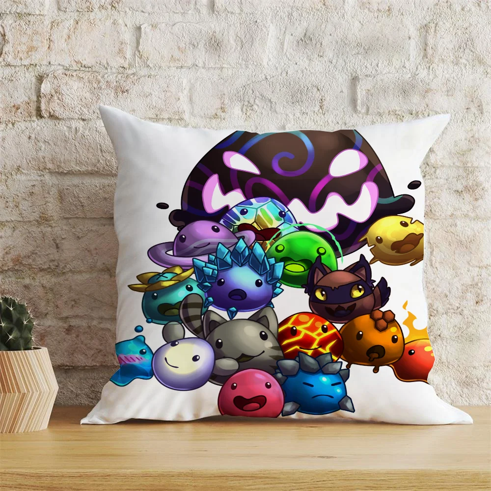 Slime Rancher Merry Christmas Decoration Maccabi Haifa Assassins Creed Decorative Pillow Cover Cushions for Decorative Sofa Ive