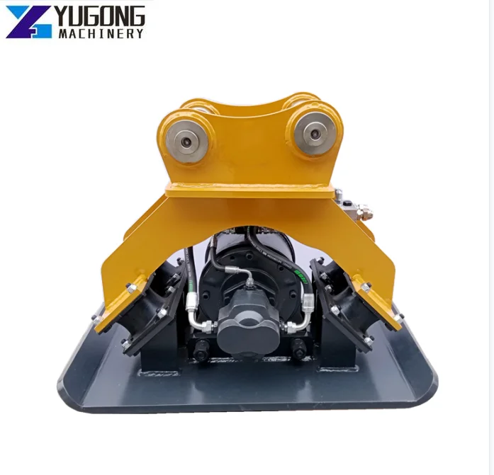 YG High Quality Excavator Vibrating Roller Plate Vibrator Asphalt Compactor For Sale Excavator vibrating compactor plate