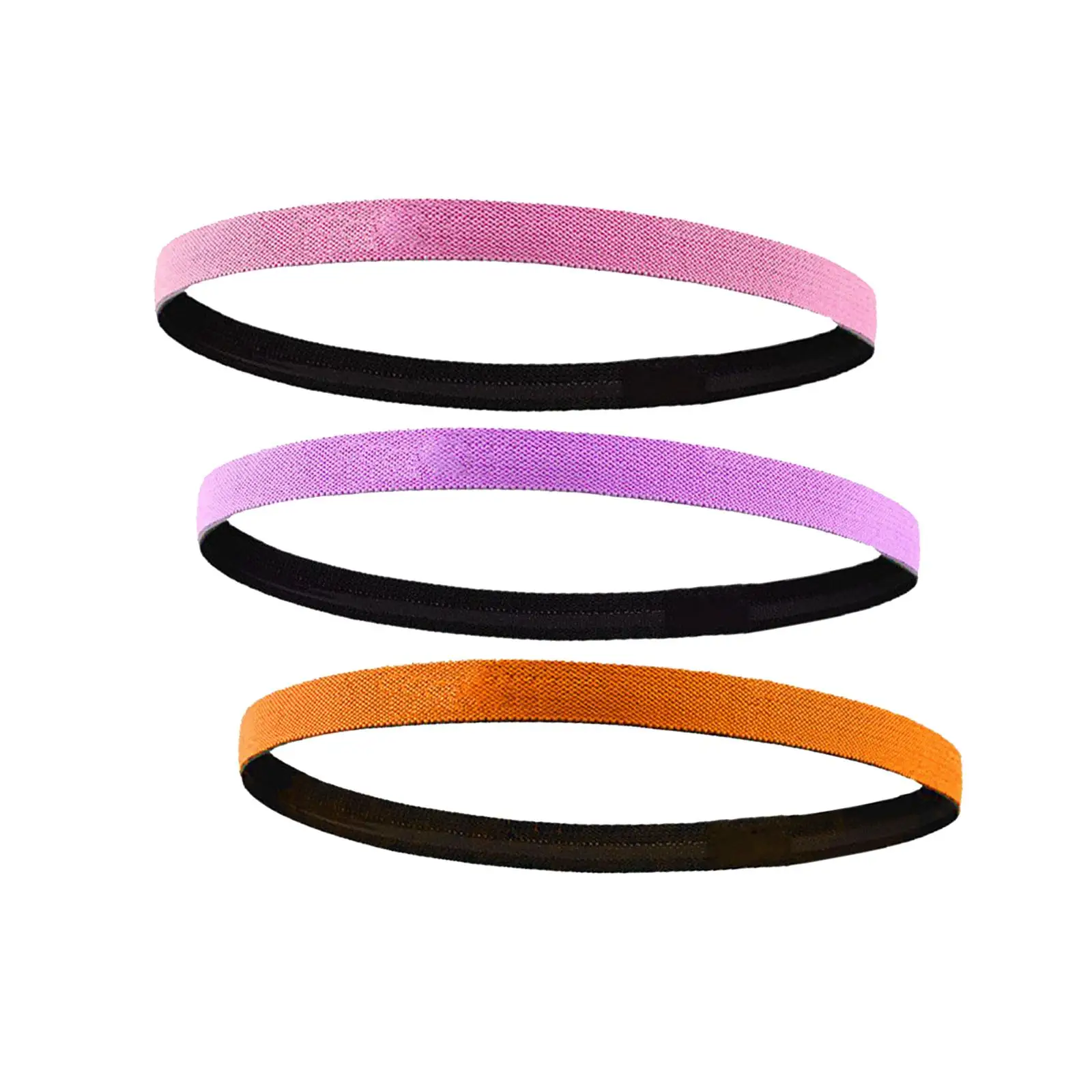 Simple Fitness Hairband for Women Men Non Slip Elastic Sport Headband Sweatband for Running Soccer Football Yoga Gym