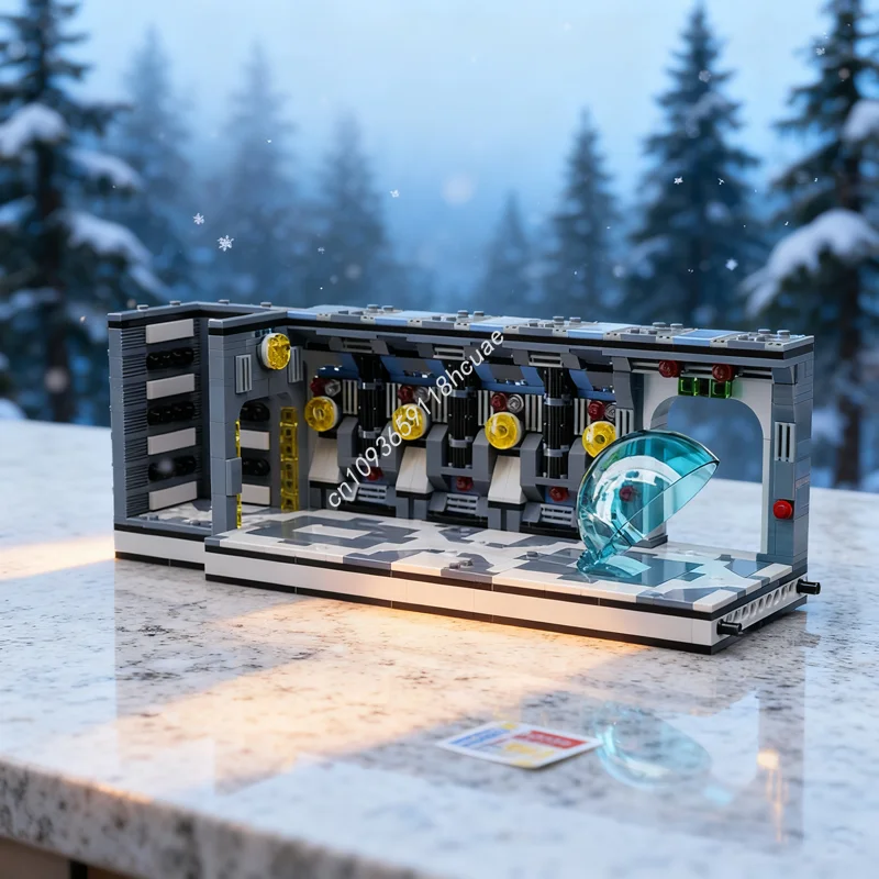 

691 шт. MOC SW, модель невидимой руки, строительные блоки, рождественский подарок, архитектура, сборка, идея «сделай сам», игрушки, образование