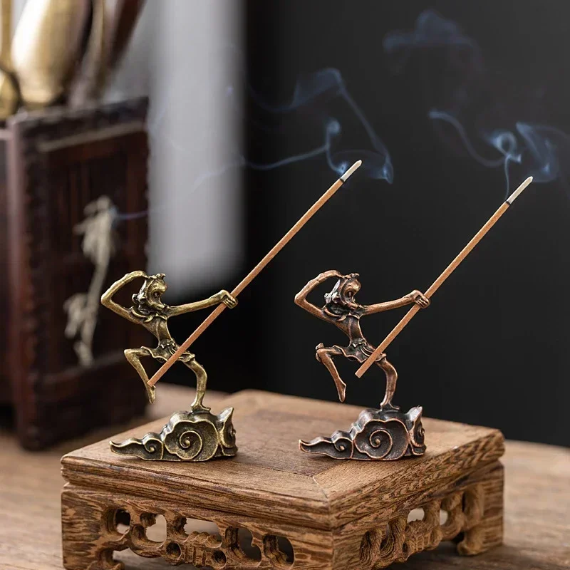 Incense Burner Aroma Burner Creative Lotus Bunrer Cones Backflow Incense Holder Plum Branch Home Decor Monkey ornament