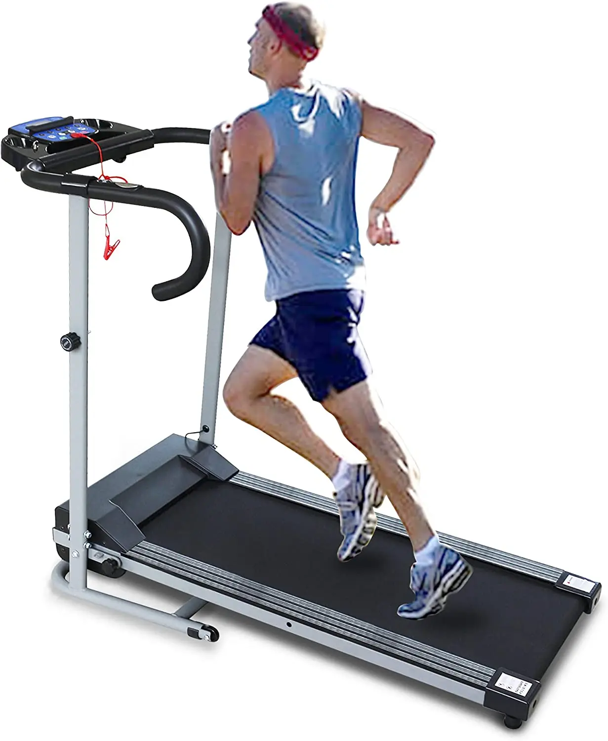 

Folding Motorized Treadmills Electric Running Machine with Large LCD Display for Home Running Walking Jogging Exercise