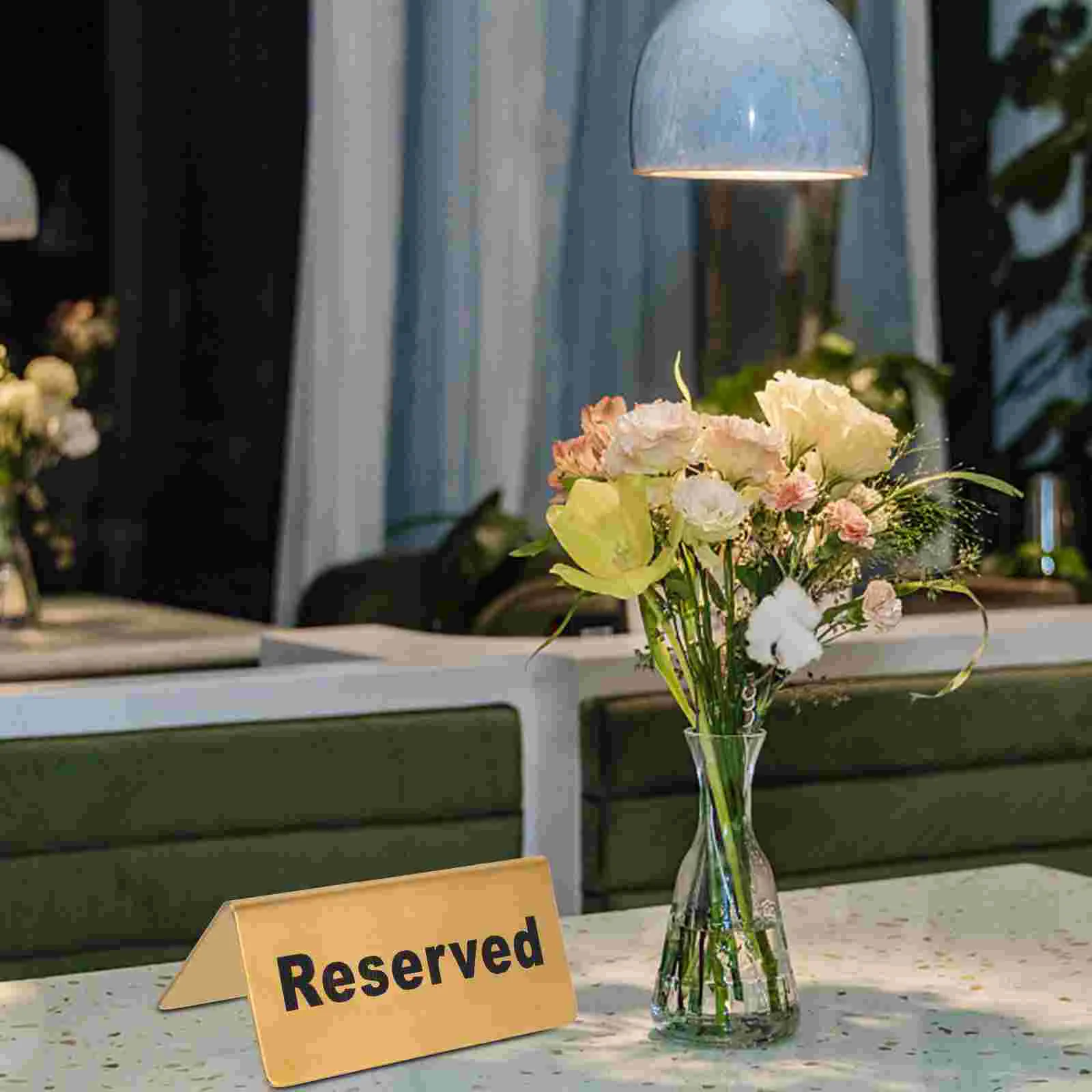 Bridal Dining Table Reserved Signs for Wedding Chairs The Ballot Stainless Steel Teepee Tent