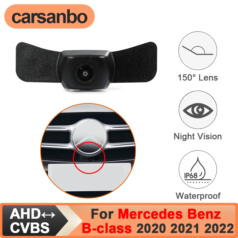 

Carsanbo For Mercedes Benz B-class 2020 2021 2022 OEM Front View Car Camera CVBS AHD 150° Night Vision Fisheye Lens Waterproof