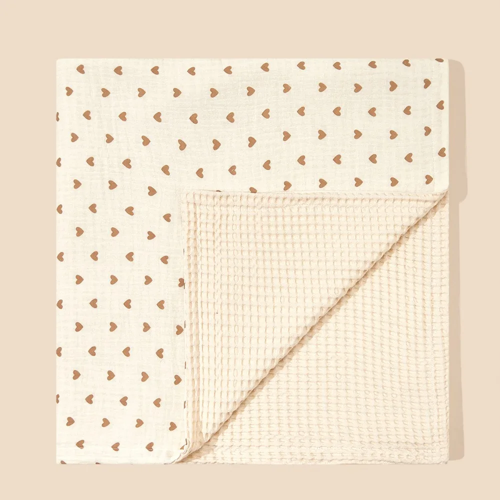 

Популярное хлопковое одеяло для новорожденных, сетчатое одеяло с ананасом и сотами, хлопковое креповое одеяло, дышащее одеяло из бамбукового волокна