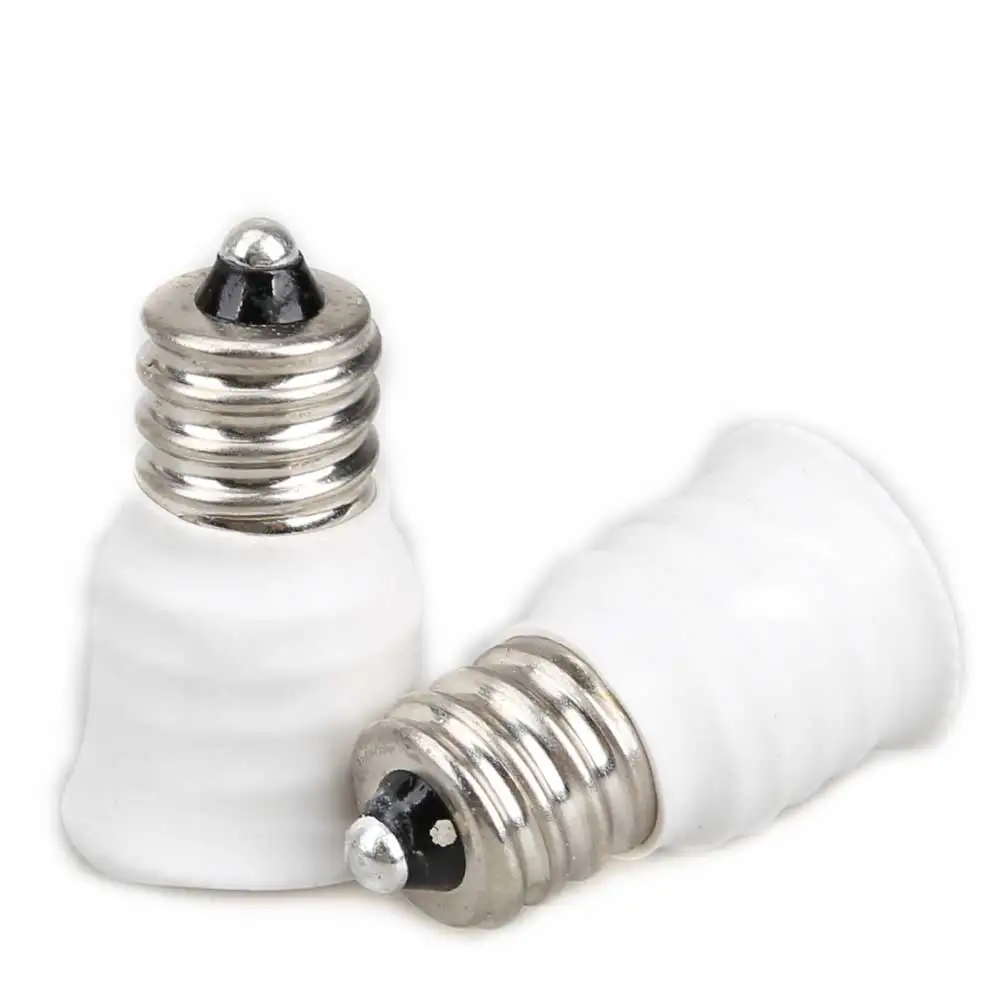 E12 إلى E14 محول المسمار في مصباح المقبس محول مقبس الإضاءة ضوء لمبة محول لمبة قاعدة محول للداخلية #6