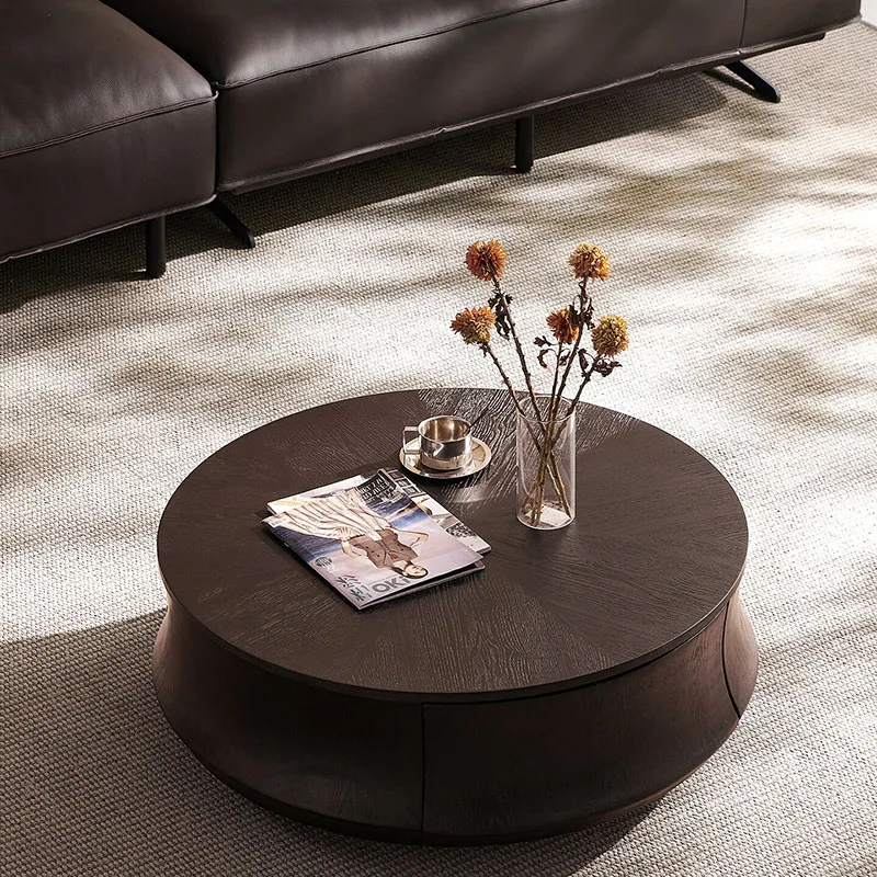 Decoration Modern Coffee Table Nordic Clear Aesthetic Simple Round Side Table Unique Space Saving Mesa Auxiliar Home Furniture
