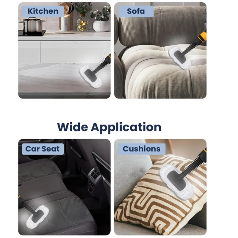 A88X 4 個マイクロファイバースチームモップパッド Bissell スチームショット、Comforday、Pursteam、Wagner Spraytech Dupray ニートスチームクリーナー用