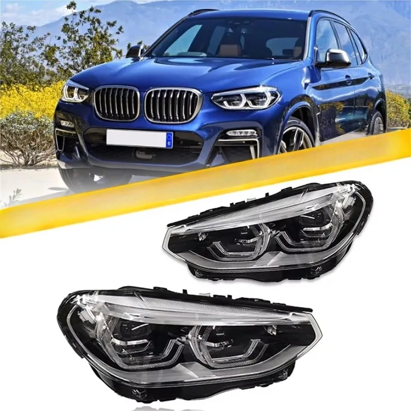 For X3 G08 G01 12V Headlamps 2018-2020 Xe Car Front Led Assembly Daytime Running Light Plug Play Universal Fit(US Version)