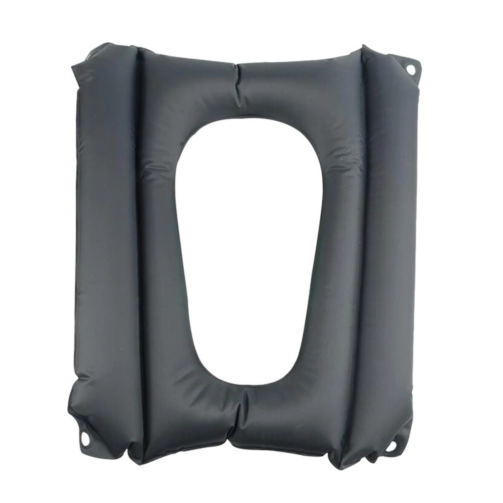 PVC Flocking Cushion for Legs Inflatable Seat Pillow for Hemorrhoid Back Pain Relief Office Chair Car Seat Bed Support