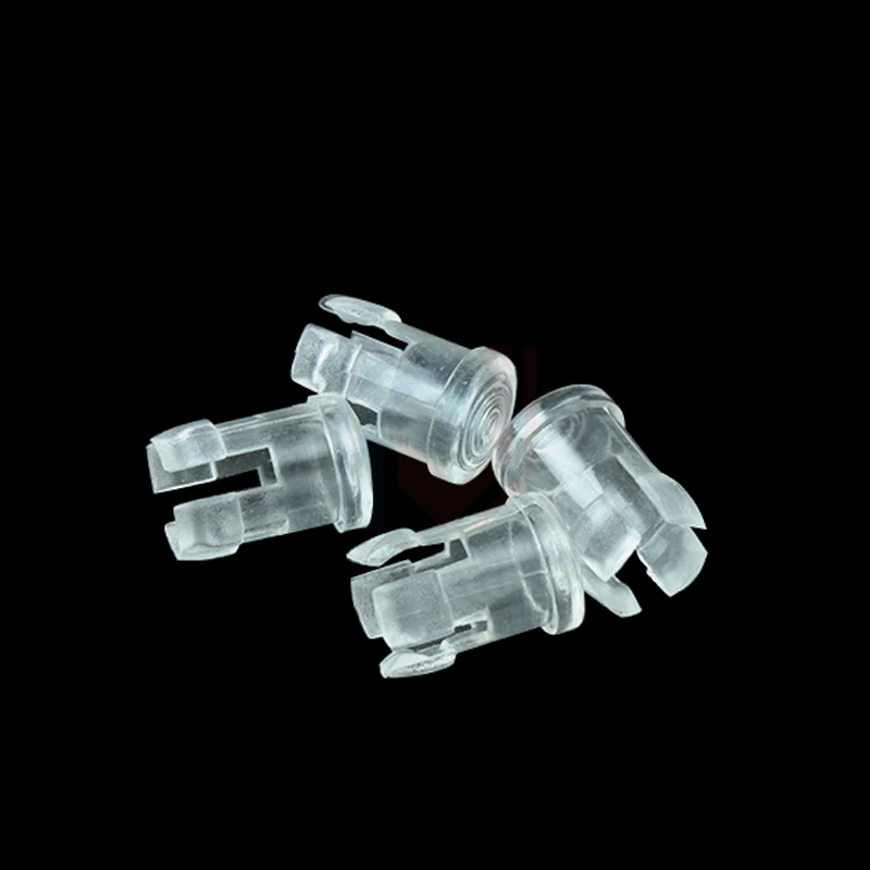 50Pcs/lot 3MM 5mm LED Light Emitting Diode Lampshade Light Guide Light Guide Cap Protective Cover Led Transparent Lamp Cap