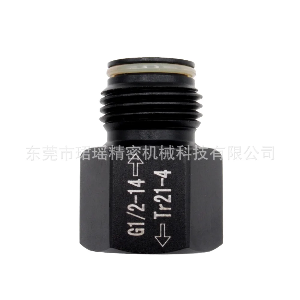 

Soda home brewing aquarium CO2 CO2 pressure reducing valve adapter TR21-4 to G1/2-14 connector