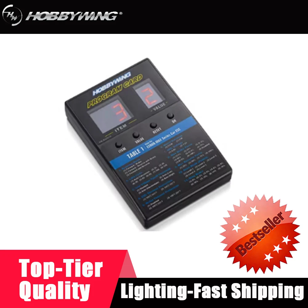 NEW Hobbywing RC Program Card For XERUN and EZRUN SC8 Brushless ESC QuicRun WP 880 QuicRun WP Crawler SeaKing Platinum