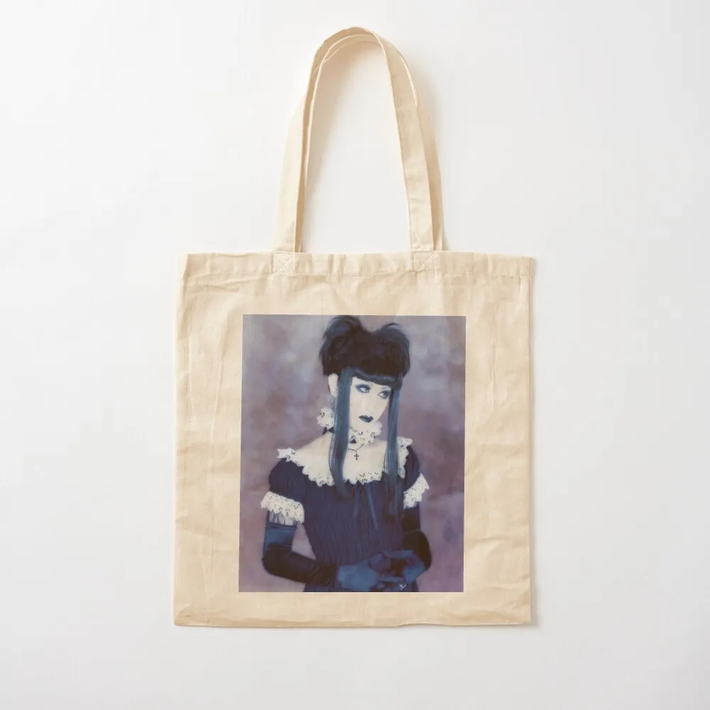 malice mizer mana sama gothic lolita bible Tote Bag foldable reusable bag shopping bag logo Canvas Tote