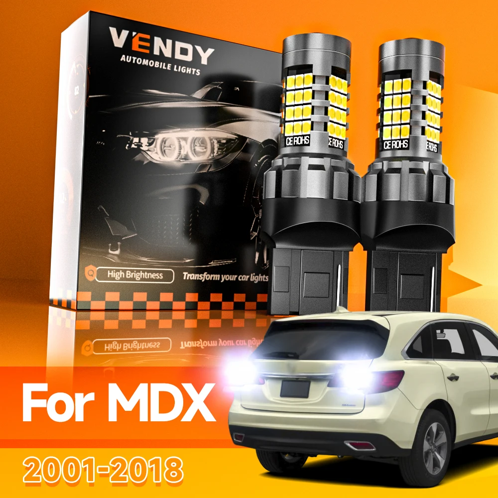 2pcs For Acura MDX 2001-2018 LED Reverse Light Backup Lamp 2008 2009 2010 2011 2012 2013 2014 2015 2016 2017 Canbus Accessories