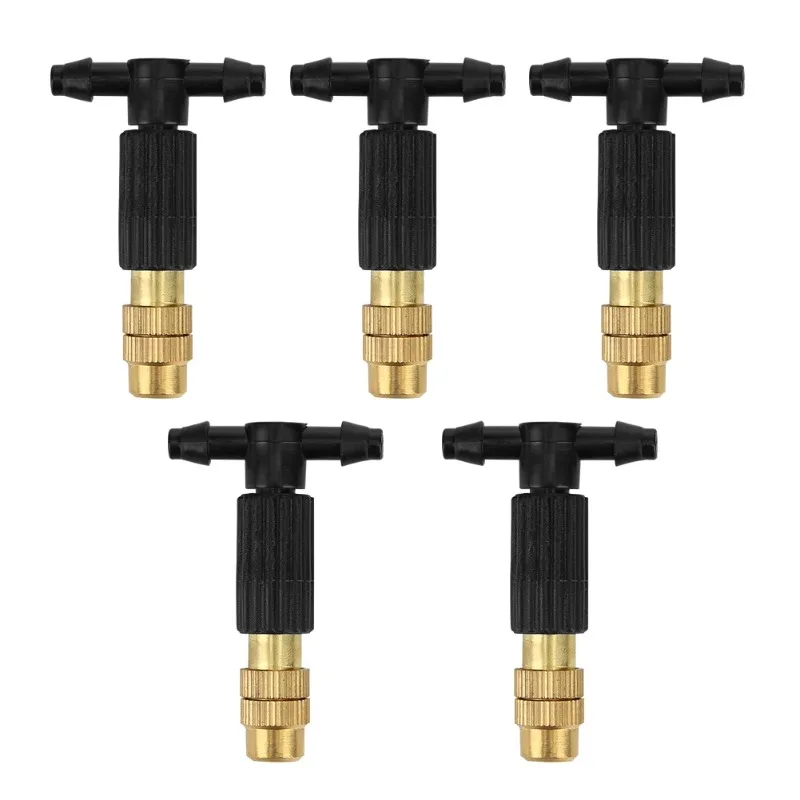 5-100Pcs Outdoor Misting Cooling System Garden Irrigation Watering 4/7 Pipe Atomizer Nozzles Adjustable Garden Sprinklers Head