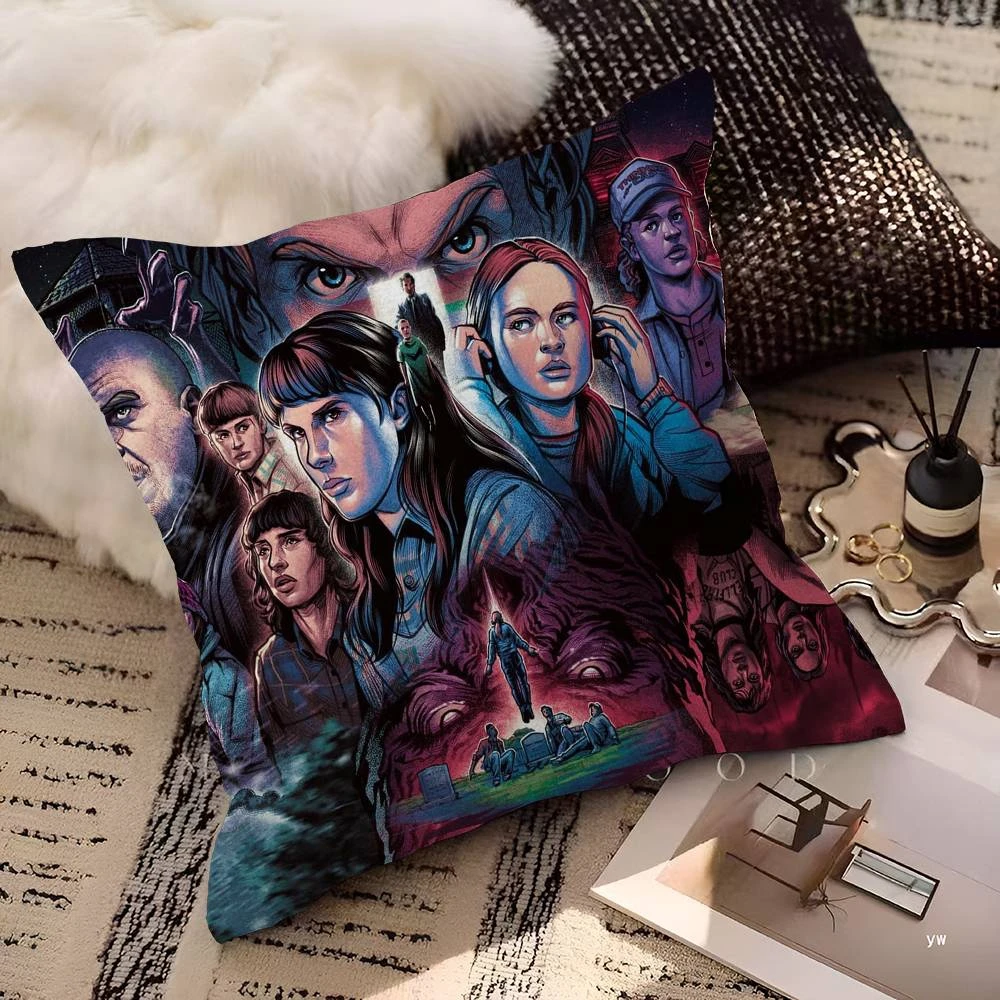 

Классические наволочки для подушек с мультяшными персонажами из фильмов и сериалов, декоративные, для дивана, с двусторонней печатью, плюшевые, милые, для дома