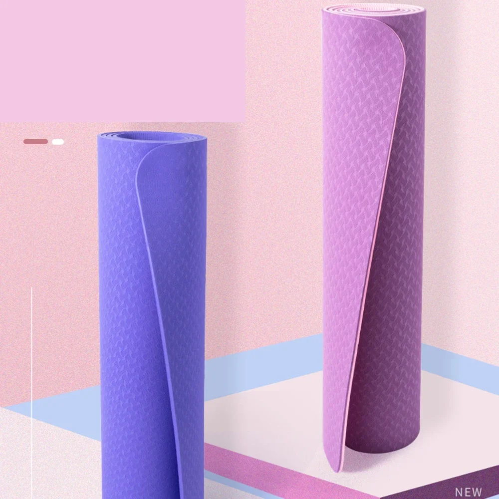 Eco friendly printed yoga mats tpe wholesale high quality 3-12mm thick kids yoga mat