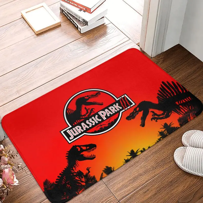 Jurassic Park Doormat Mat Anti-Slip Dinosaur World Bathroom Kitchen Garage Rug Carpet 40*60cm Toilet Living Room Footpad