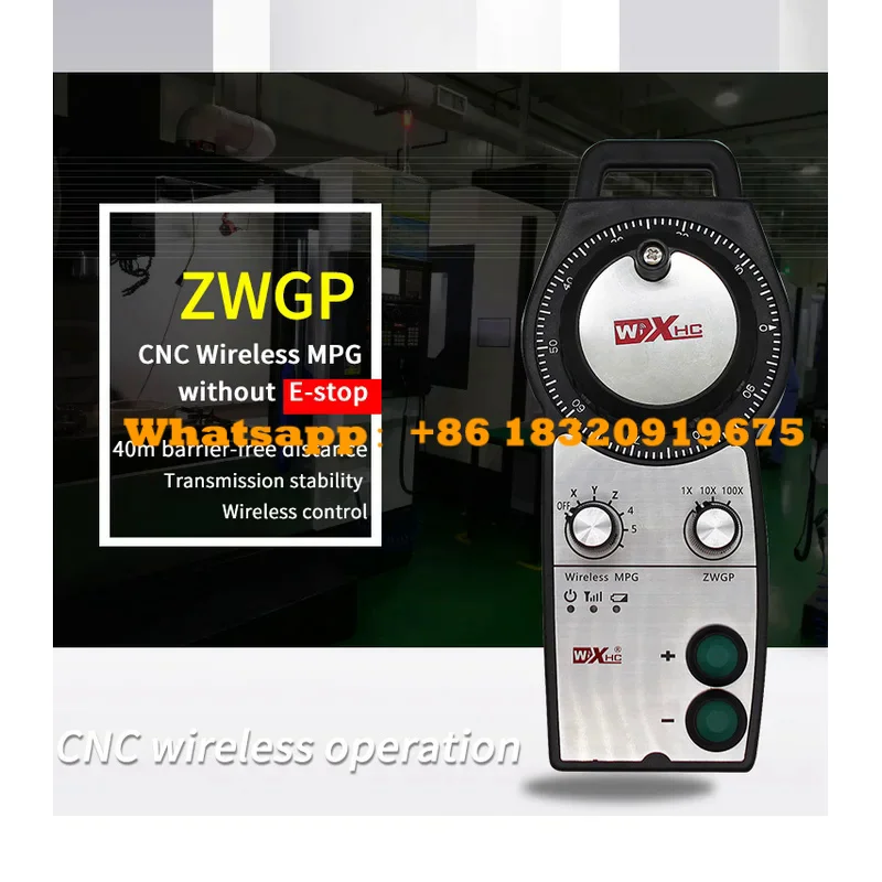 مولد النبض اليدوي XHC ، آلة CNC ، لاسلكية ، MPG ، جهاز تحكم عن بعد ، عقارب إلكترونية ، وحدة تحكم CNC ، ZWGP