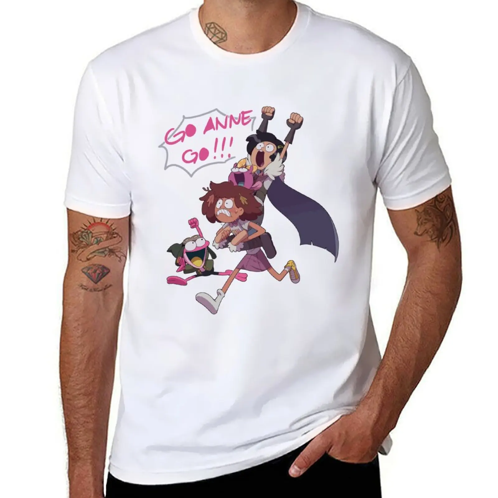 

GO Anne GOO!!! - Amphibia T-Shirt t shirt man cotton man tshirt t shirt man designer T-Shirt