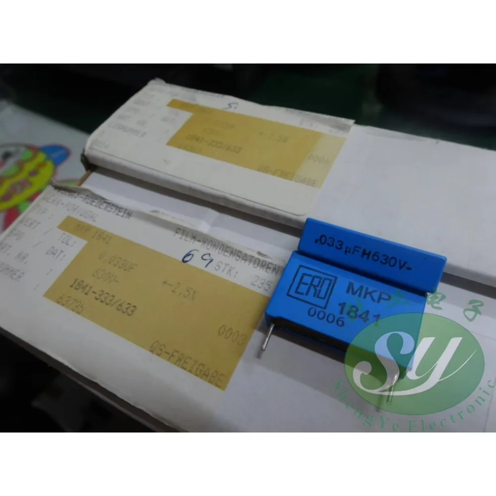 10PCS MKP1841 0.033 미크로포맷/630V 33nf 333 새로운 22mm 고정밀 2.5% 필름 커패시터