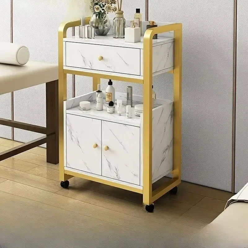 

European style metal frame hair layer cart