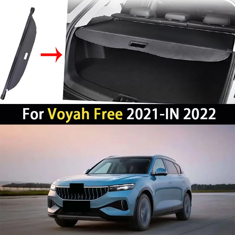 

Rear Trunk Cargo Cover Curtain Security Rack Luggage Storage Car Shelters Accessories For Dongfeng Voyah Free 2021-IN 2025 2026